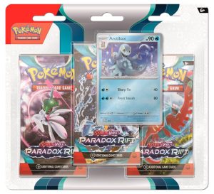 Pokémon Scarlet and Violet Paradox Rift 3 Pack Blister