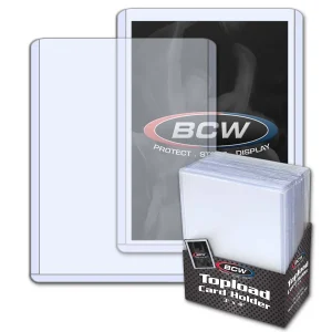 3x4 Topload Card Holder Standard Pack Of 25