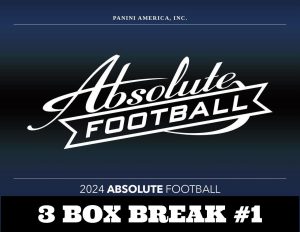 8:00pm Friday, December 27th - 2024 Panini Absolute Football Hobby 3 Box Break #1