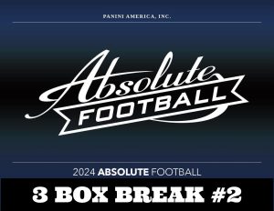 8:30pm Friday, December 27th - 2024 Panini Absolute Football Hobby 3 Box Break #2