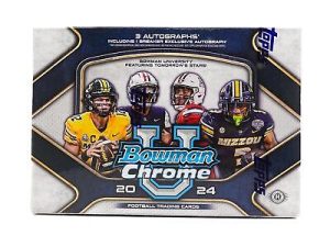 2024 Bowman Chrome University Football Breaker's Delight Box