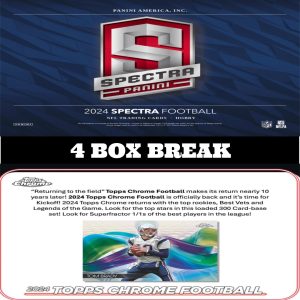 8:00pm Friday, February 21st - 2024 Spectra & Chrome Football 4 Box Break