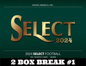 8:00pm Friday, May 30th - 2024 Panini Select Football Hobby 2 Box Break #1