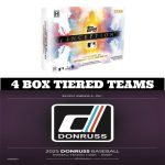 8:45pm Friday, June 20th - 2024 Topps Inception & 2025 Panini Donruss Baseball Hobby 4 Box Tiered Teams Break