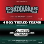 8:00pm Friday, June 20th - 2024 Panini Contenders & Contenders Optic Football Hobby 4 Box Tiered Teams Break