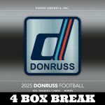 8:00pm Friday, September 19th - 2025 Panini Donruss Football Hobby 4 Box Break