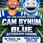 Monday, October 26th - Cam Bynum & Blue Autograph Ticket Plus VIP Entrance